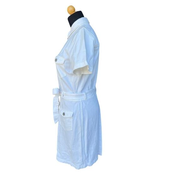 RAILS DANICA WHITE DENIM DRESS SIZE S - Picture 6 of 10